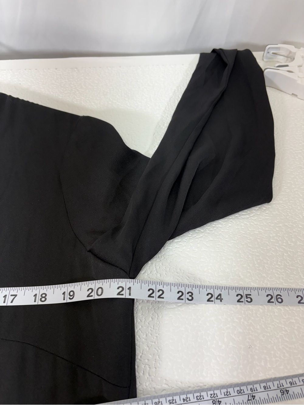 BCBGeneration Black V-Neck Long Sleeve Tunic Blouse 4333 - Picture 8 of 9